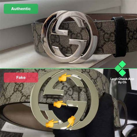 fake gucci belts vs real|copy of gucci belt.